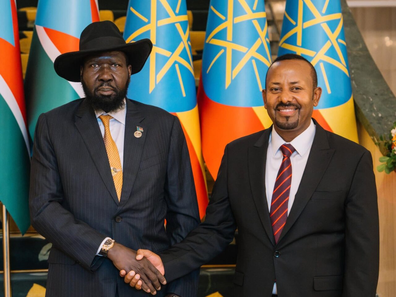 South Sudan and Ethiopia President