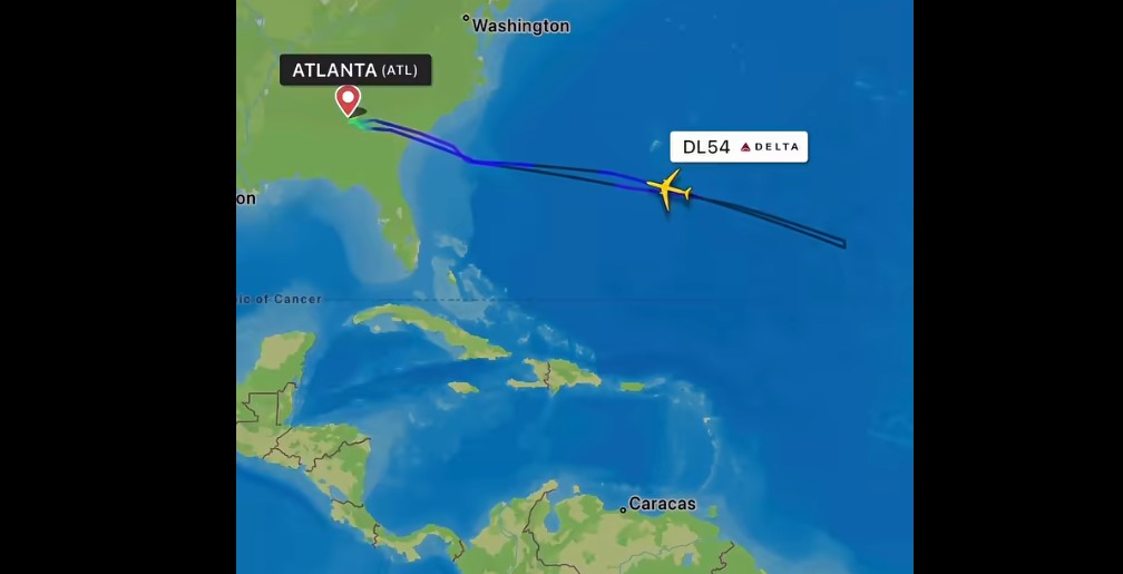 Delta return back to ATL
