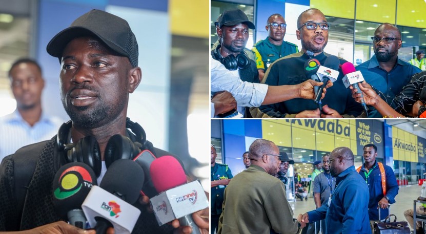 Ghanaian return back from South Africa