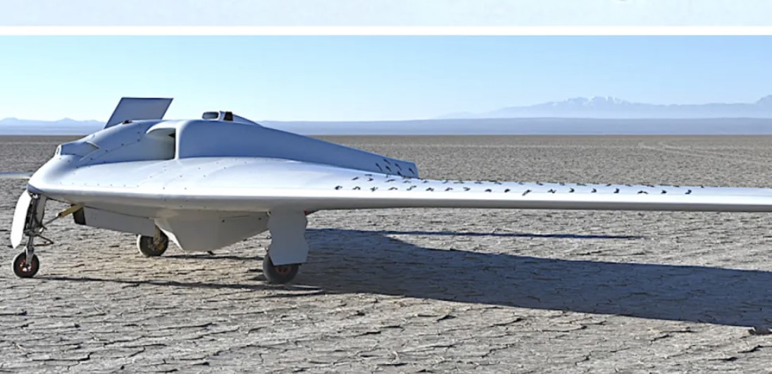 Hybrid-Electric Flying Wing Drone