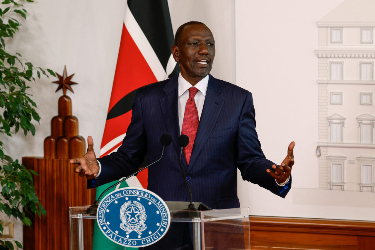 Kenya's President Ruto meets with Italian PM Meloni at Chigi Palace, in Rome
