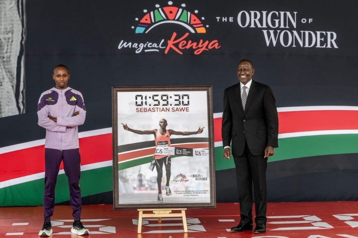 Kenya welcome a hero
