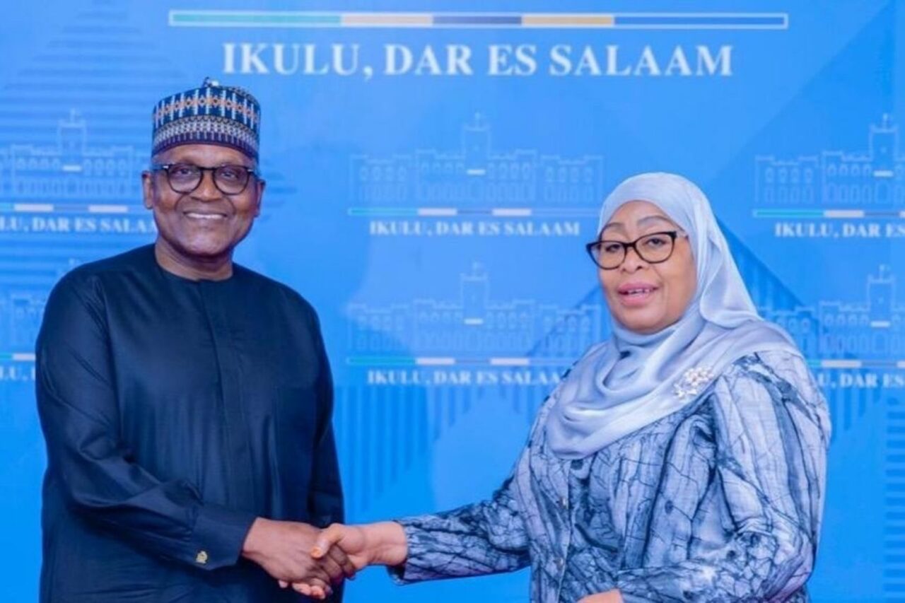 Tanzania President and Dangote