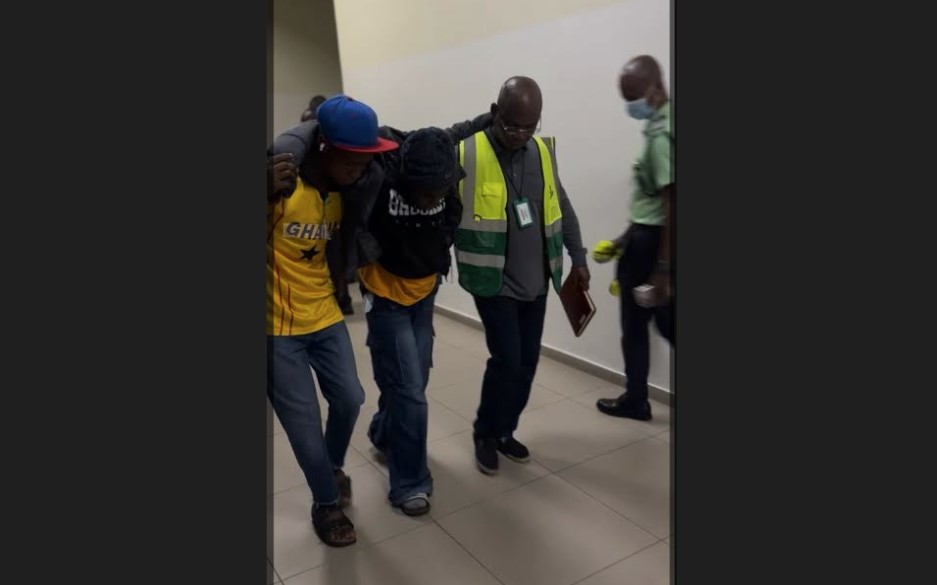 Injured Ghanaian from South Africa