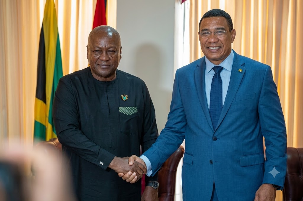 Ghana President and Prime Minister of Jamaica’