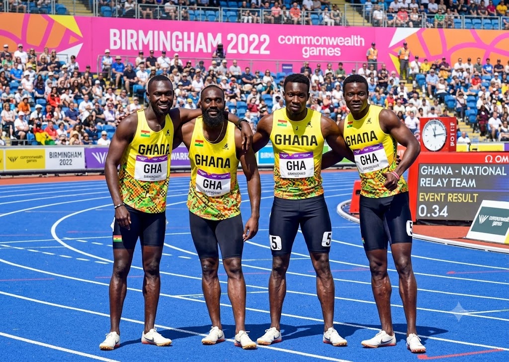 Ghana's men's 4x100m relay team