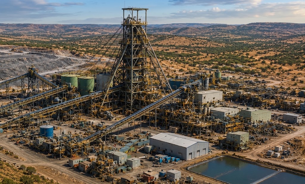South African miner controlling