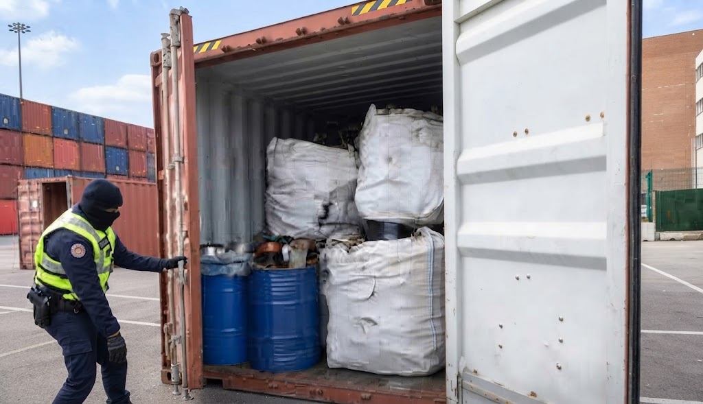 French customs authorities have intercepted nearly 3.9 metric tons of cocaine