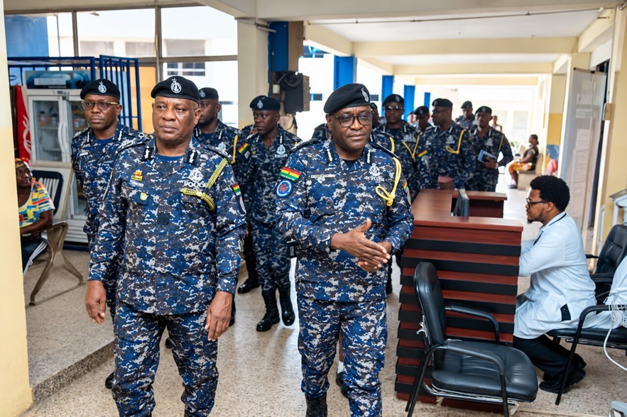 IGP Yohuno Visits Gbindabuor After Mob Attack Kills Police Officer and Civilian