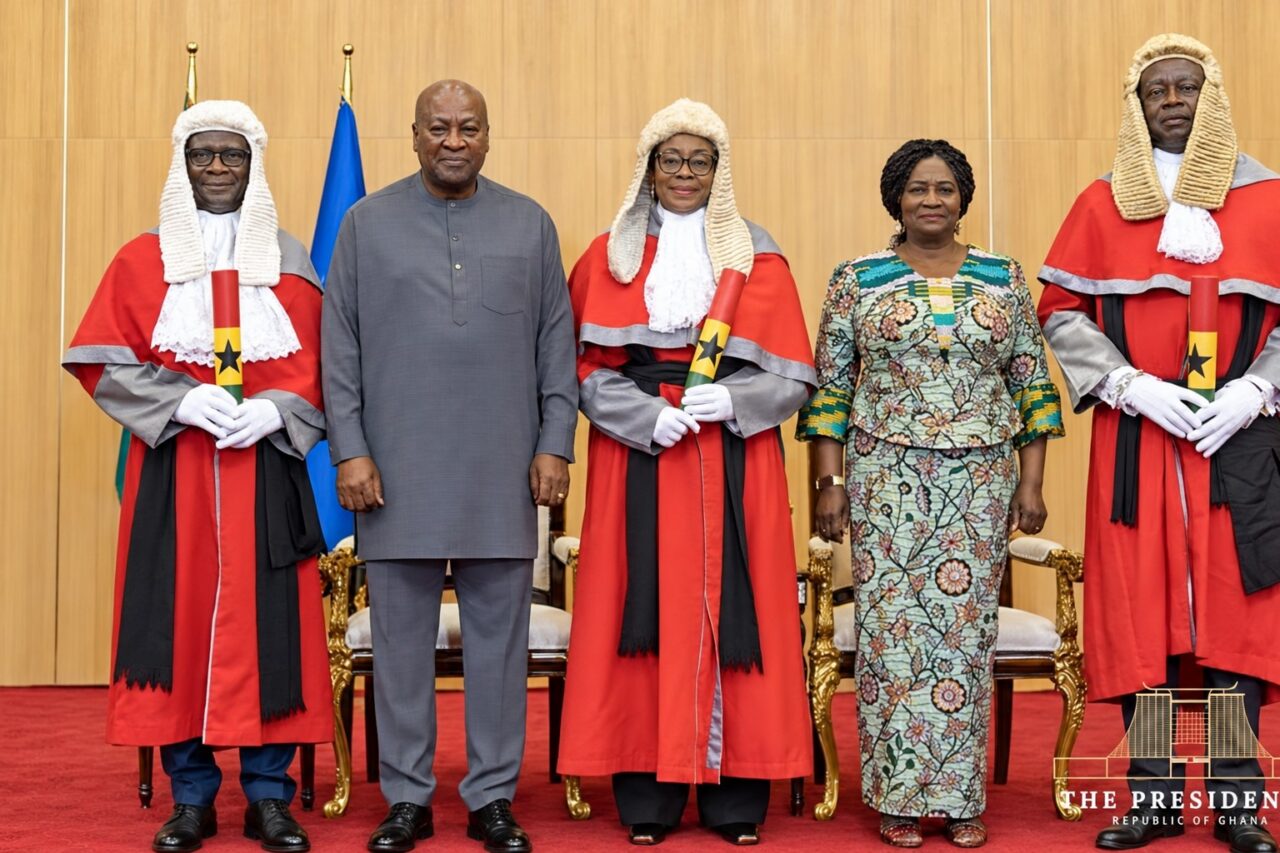 Mahama Swears In Three New Supreme Court Justices