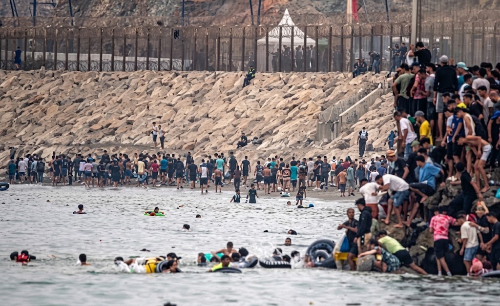 Morocco Denies Role in Mass Migrant Crossing