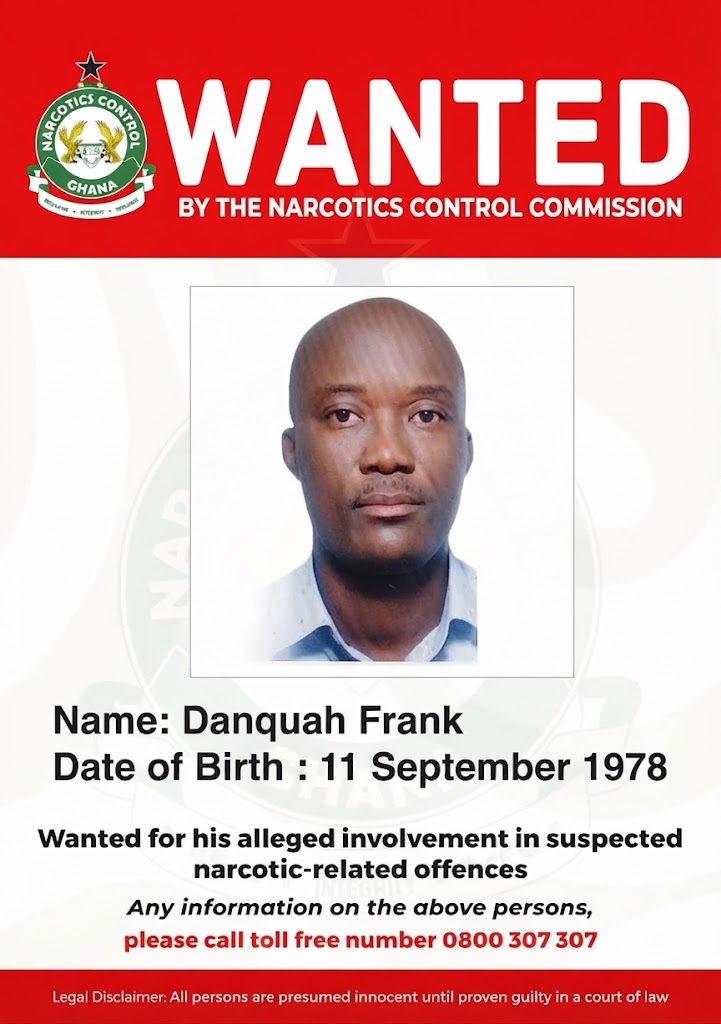 NACOC Declares Frank Danquah Wanted