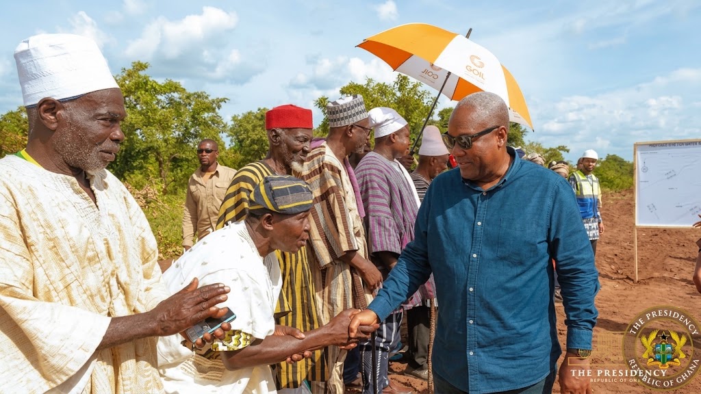 President John Dramani Mahama concluded his two-day 'Resetting Ghana Tour'