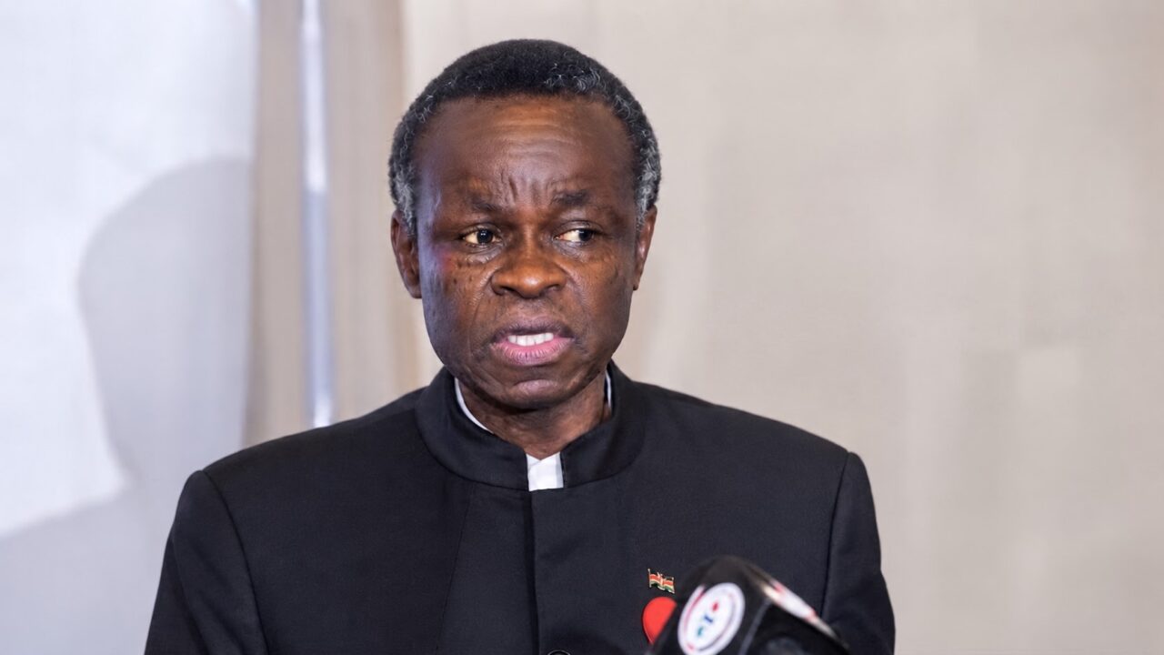 Professor P.L.O. Lumumba Walks Off Stage