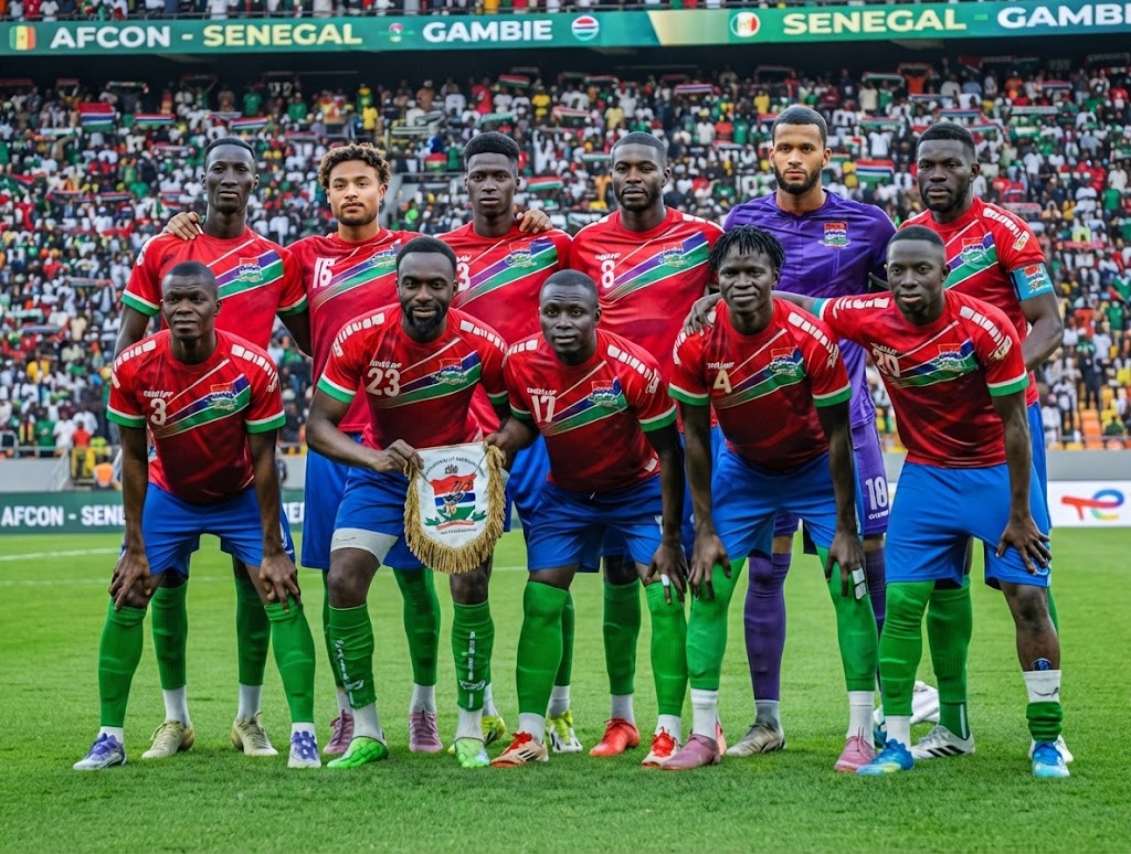 The Gambia secured a hard-fought 2-1 victory over Somalia