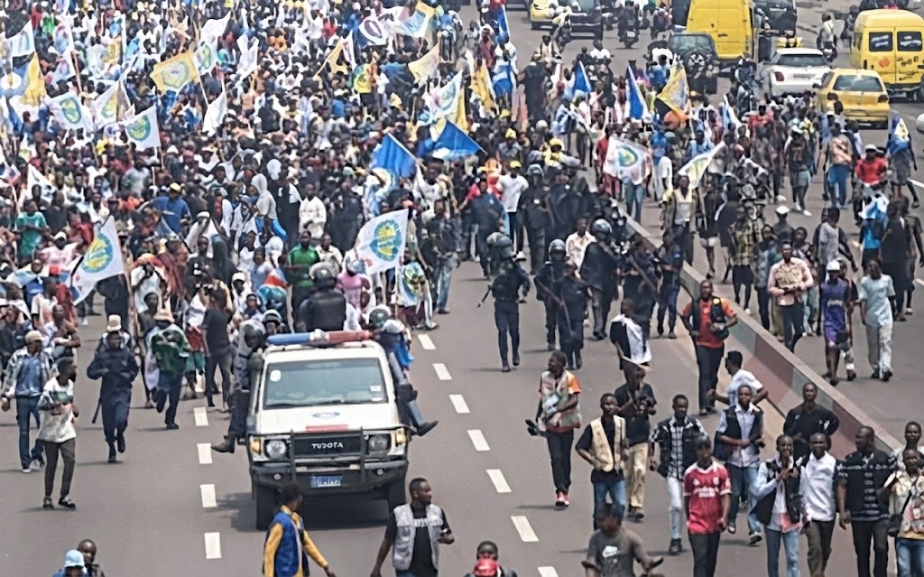 The clashes in Kinshasa