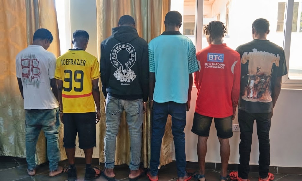 Upper East Regional Police Command successfully apprehended a seven-member