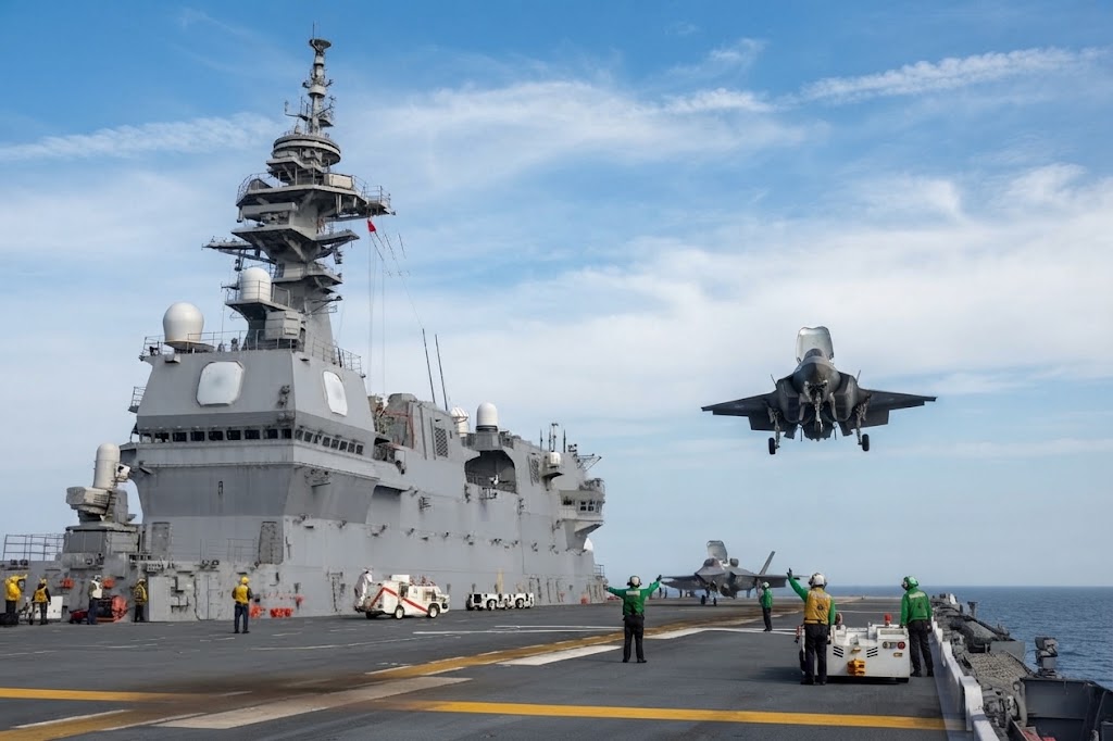 World’s strongest military deploys F-35B stealth fighter jets