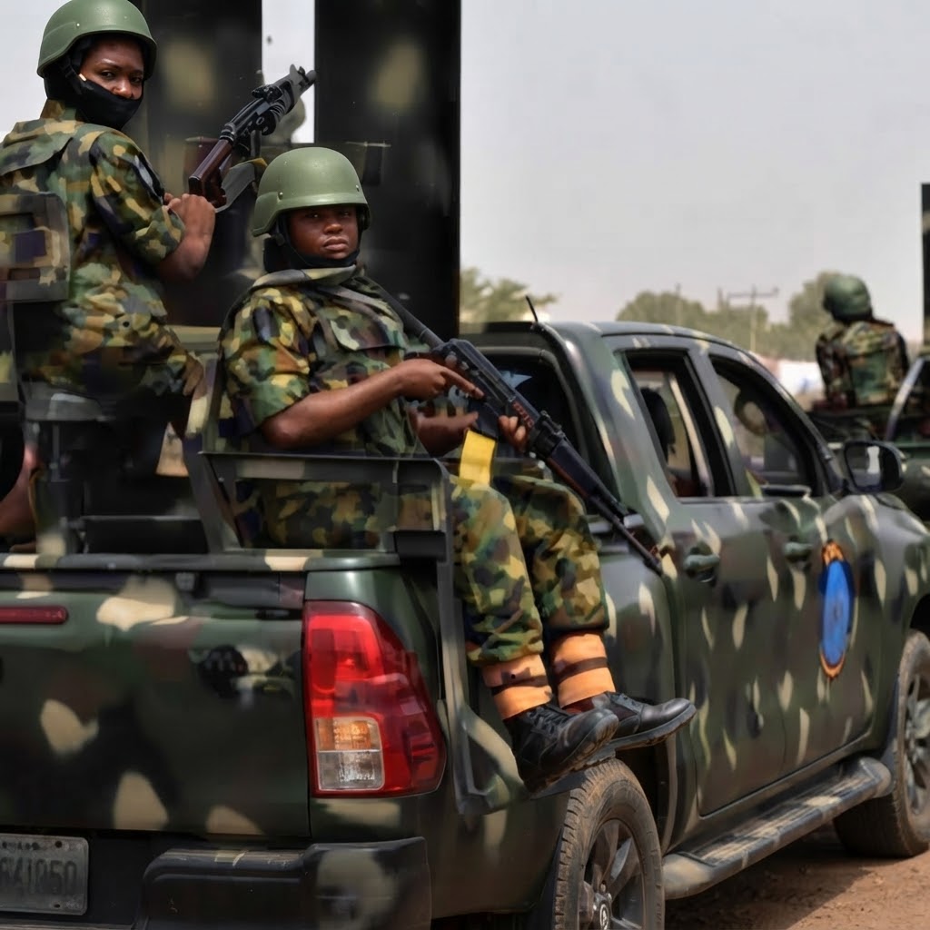 rmed security personnel and military forces