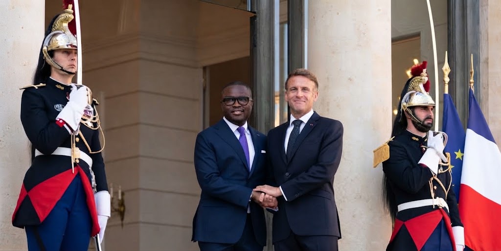 Benin’s new leader meets Macron