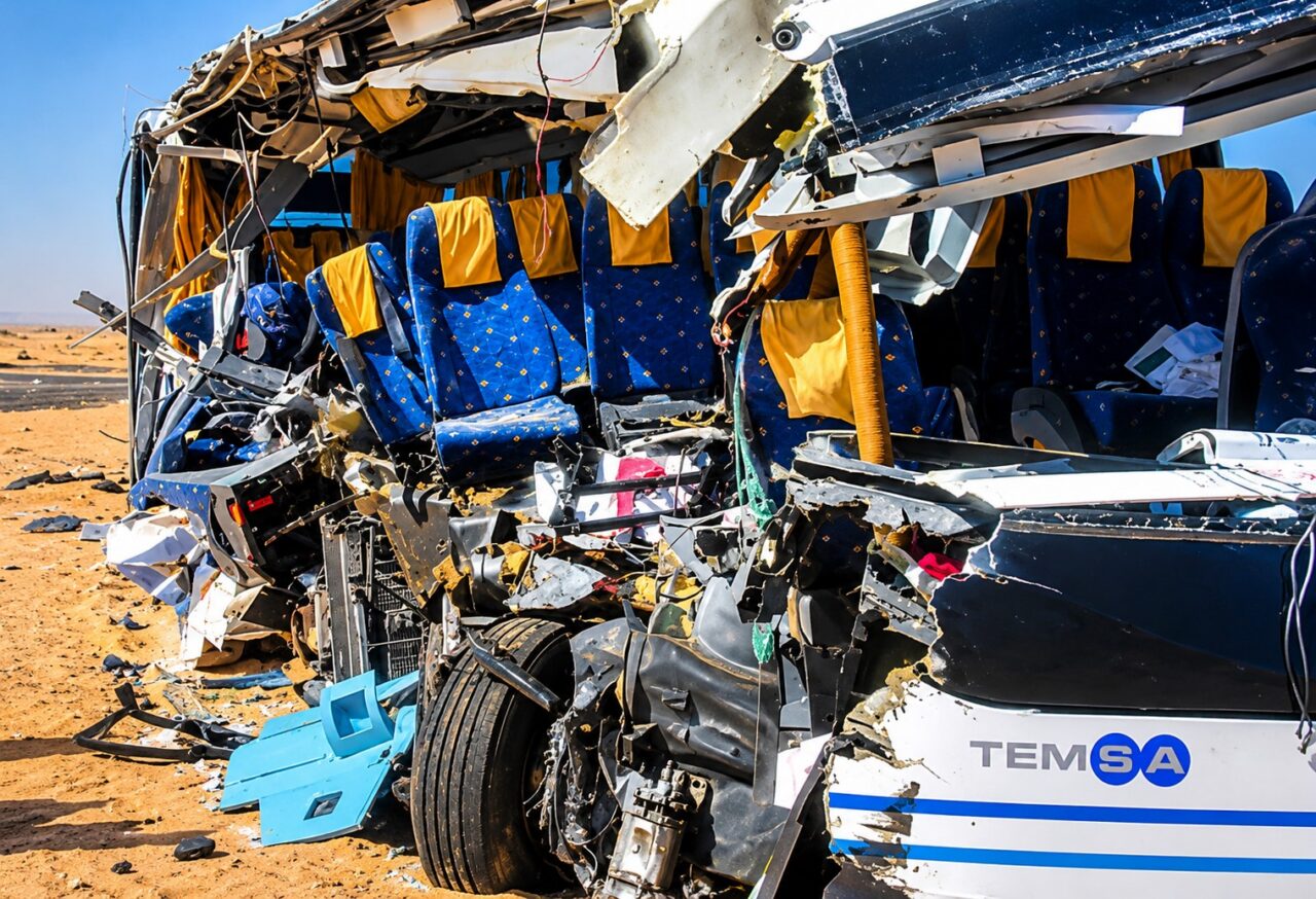 Bus–Truck Collision in Egypt Leaves 13 Dead, 34 Injured