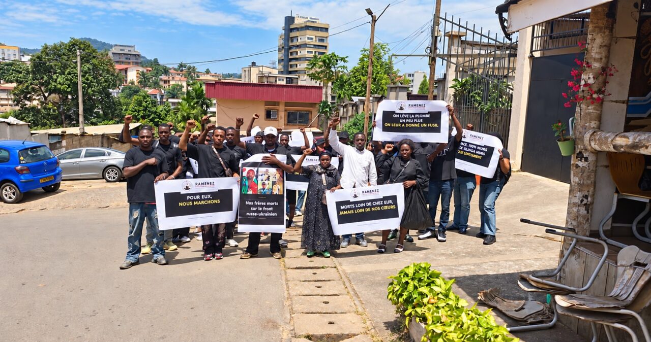Cameroonian Families Protest at Russian Embassy Over Relatives