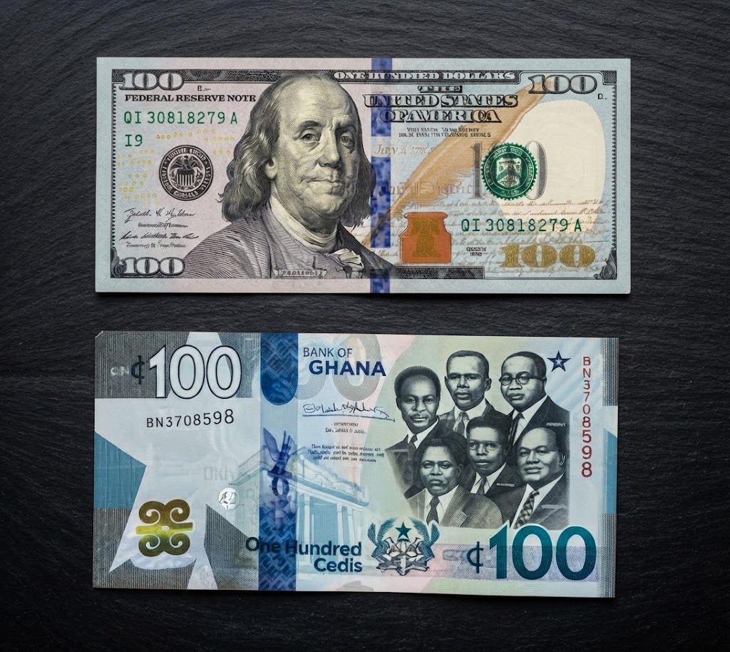 Cedi and Dollar