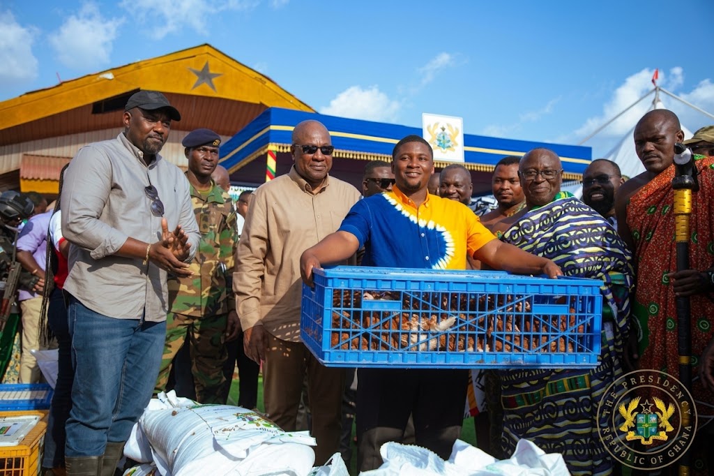 Mahama Says Bechem Poultry Plant Will Make Town Ghana’s ‘Chicken Capital