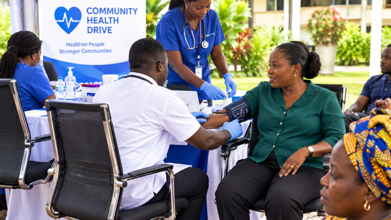 Physician Assistants Offer Free Health Screening at Four Locations in Techiman