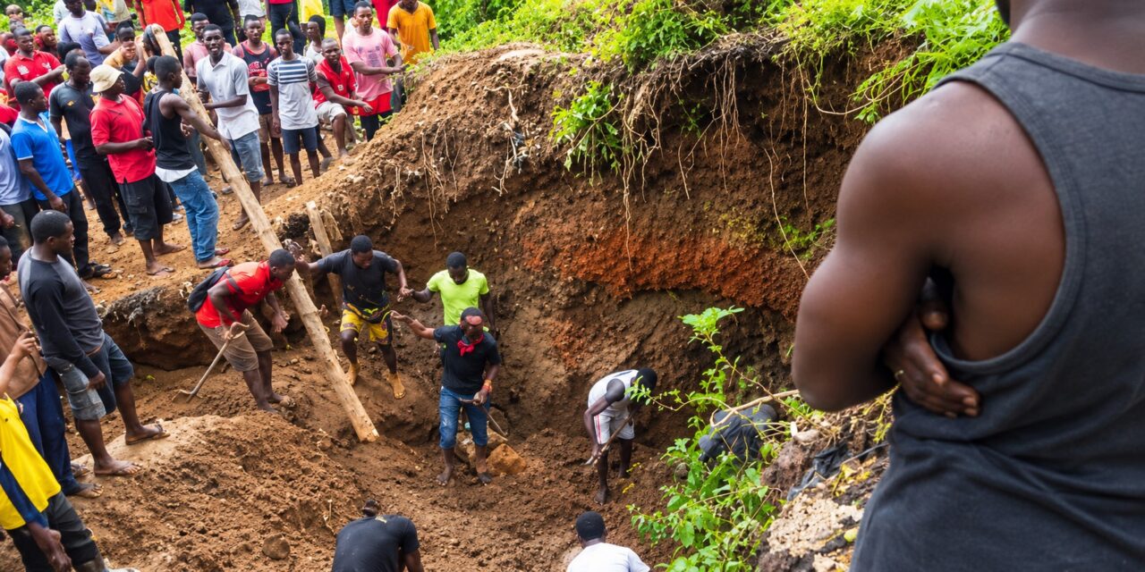 Two confirmed dead after galamsey pit collapses at Sefwi Datano
