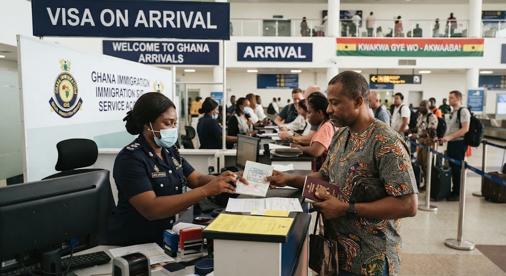 visa on arrival in Ghana